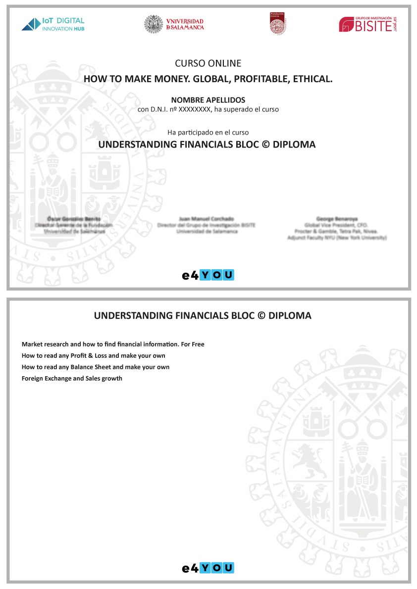 Understanding Financials - BLOC © Diploma